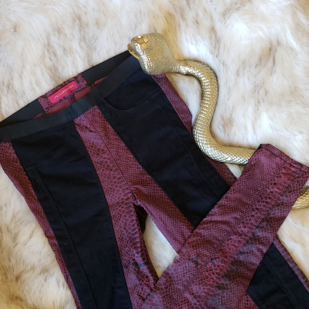 ⭐3 for $20⭐[n:philanthropy] red snake print pant